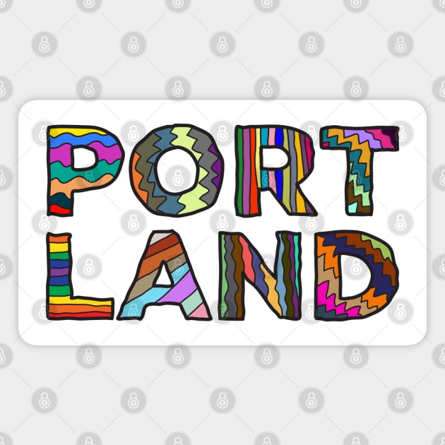 Portland Magnet by happysquatch